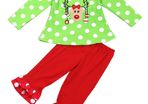 2-pc Reinder Christmas Outfit