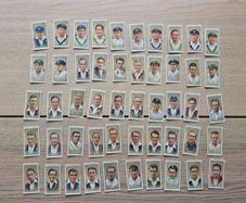 Cricketers 1934 serie of 50 full Set John Players  Cigarette Cards