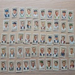 Cricketers 1934 serie of 50 full Set John Players  Cigarette Cards