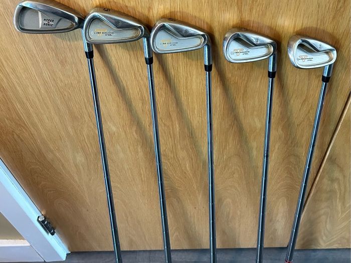 Silver Diamond Steel golf iron half set