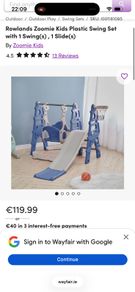 Indoor swing