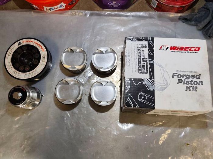 Wiseco Forged Stroker Pistons 10.5:1 2ZZ-GE Lotus Toyota ZZT231 Celica / Corolla