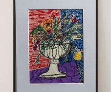 Original Art Fauvist Floral Art Gift