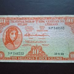 1963 Lady Lavery 10 Shillings