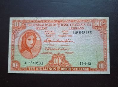 1963 Lady Lavery 10 Shillings