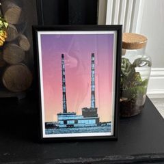 Jando Dublin Poolbeg chimney towers print
