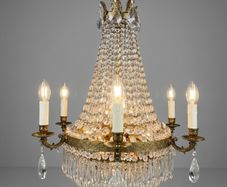 Exceptional Antique French Empire Chandelier