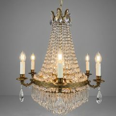 Exceptional Antique French Empire Chandelier