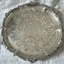 Martin and Hall, 1887. EPNS Silver Tray. Historical piece, wedding and a murder. Image 9