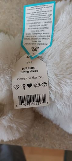 Jellycat (Jellykitten)Truffles the Sheep.
