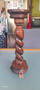 Mid century french twist plant stand