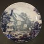 Original Blue Handmade 4 Seasons Plates Image 2