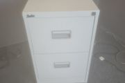 2 drawer metal filing cabinet