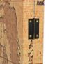 Folding Room Divider 200x170 cm World Map Yellow Image 4