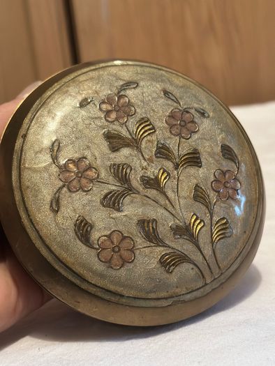 Vintage cloisonne trinket box