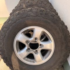 16"BF goodrich tyres and original Rims for Land cruiser 100 series