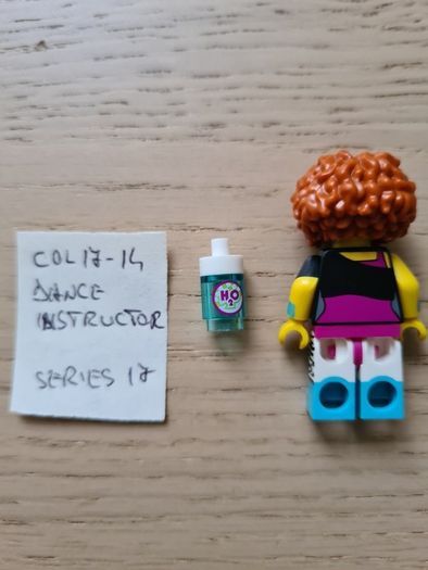 lego col17-14 dance instructor, collectible series 17