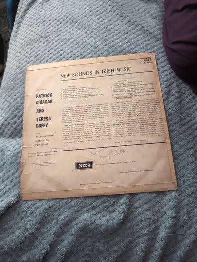 Signed - New Sounds in Irish Music - Patrick O' Hagan & Teresa Duffy Vinyl