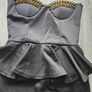 black gold stud dress Image 4