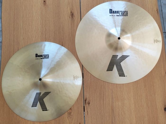 Zildjian k crash cymbals