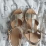 Size 5 Carvela gold wedges Image 5