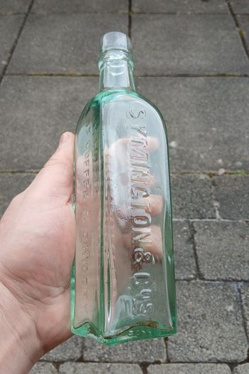 Edinburgh Symington essence coffee and chicory vintage bottle
