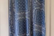 Size 12 Blue Cotton Dress, Made In Italy