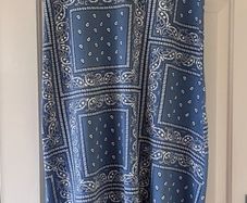 Ladies Blue 100%Cotton Dress