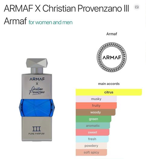 Armaf x Provenzano III
