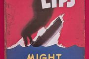 Loose lips, might sink ships. vintage style metal sign .