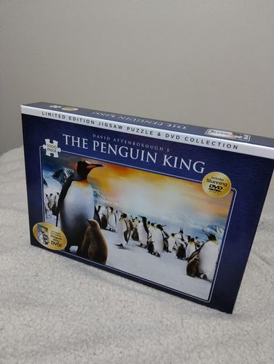 David Attenborough's Limited edition, The Penguins King DVD + Jigsaw Puzzle Collection
