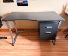 Modern Ergonomic Home Office Desk with Drawers  P