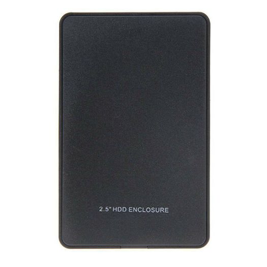 USB 2.0 to SATA 2.5" SSD/HDD Enclosure ABS Black (Brand New/Warranty)
