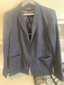 navy next suit jacket size 16