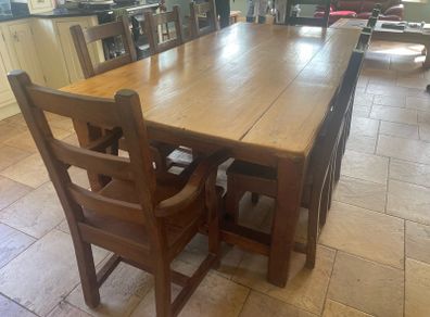 Rustic Farmhouse table and chairs