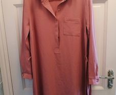 Pink shirt dress size 12
