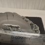 Swedish Art Glass Polar Bear Plaque Mats Jonasson Style Image 5