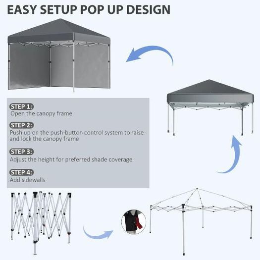 Pop Up Gazebo 3x3m