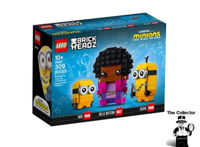 LEGO BrickHeadz Minions Belle Bottom Kevin and Bob Set 40421 Brand New Factory Sealed