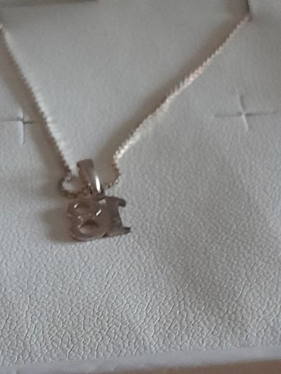 silver chain and pendant