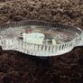 Waterford Crystal Seahorse Scalloped Oval Vanity Dresser Tray Relish Dish Image 6