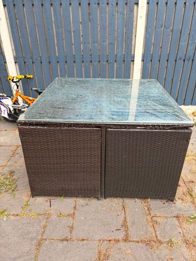 rattan set for garden