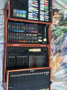 Artists collection wooden box