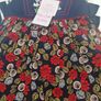 Girls Wear Black Or Navy Embroidered Flowery Dress Small Medium Or Large Image 5