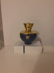 Versace Dylan Blue Pour Femme EDP 100ml - Tester - Blue Medusa Bottle - Almost Ful