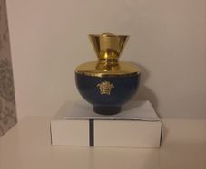 Versace Dylan Blue Pour Femme EDP 100ml - Tester - Blue Medusa Bottle - Almost Ful