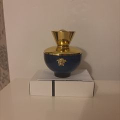 Versace Dylan Blue Pour Femme EDP 100ml - Tester - Blue Medusa Bottle - Almost Ful