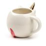 White Enchanted Rainbows Unicorn Ceramic Shaped Mug Image 5