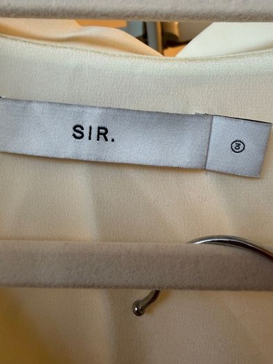 SIR. Garden Stripe 100% Silk Shirt & Trousers Set UK 10/12