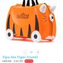Trunki Tiger ride on suitcase Image 7
